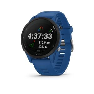 Ceas Smartwatch Garmin Forerunner 255 Music Edition, Albastru