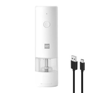 Rasnita electrica Huohou, Xiaomi, Incarcare USB, Lumina LED, Alb