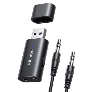 Adaptor audio Ugreen CM523, USB/ Jack 3.5mm, Bluetooth 5.1, Negru