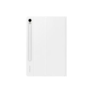 Husa cu tastatura Samsung Book Cover Keyboard pentru Galaxy Tab S9/S9 FE, White