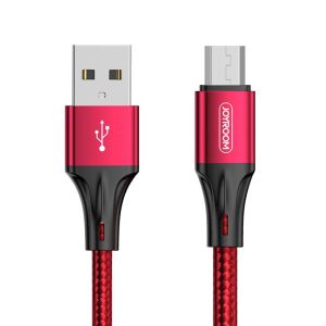 Cablu de date Joyroom S1530N1, USB - Micro-USB, 3A, 1.5m, Rosu