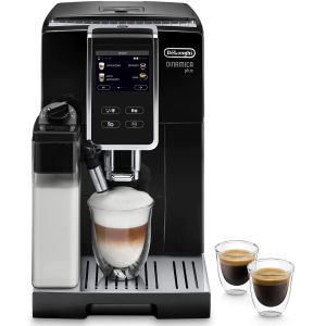 Espressor automat DELONGHI Dinamica ECAM 370.70.B, 1450W, 1.8 l, 19 bari, carafa pentru lapte cu sistem LatteCrema, negru