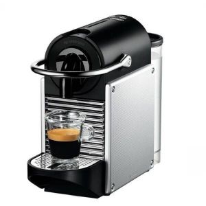 Espressor Automat Nespresso De'Longhi EN124.S Pixie, 1260 w, 19 bar, 0,7l, Negru-Argintiu