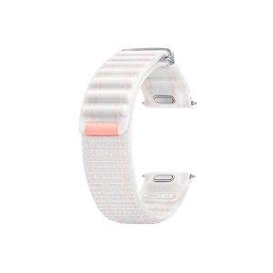 Curea material textil Samsung Fabric Band pentru Galaxy Watch 7 40mm, 20mm, XS, Pink White