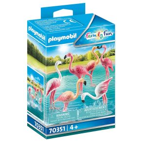 Jucarie Playmobil Family Flamingo 70351, Multicolor