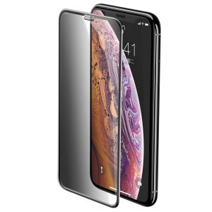 Folie telefon iPhone 11 Pro, Usams, Sticla securizata, Anti-spy, BH668MXX01, Negru
