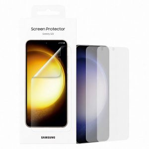 Folie de protectie telefon Samsung Galaxy S23, Sticla securizata, Transparent