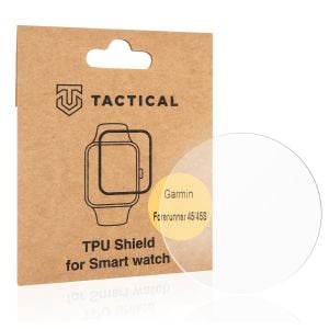 Folie protectie smartwatch pentru Garmin Forerunner 45/45S, Tactical, Plastic, Transparent
