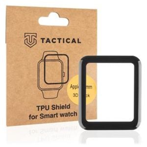 Folie de protectie smartwatch Tactical, TPU Shield 3D pentru Apple Watch 7 45mm, Transparent