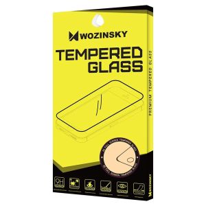 Folie telefon Wozinsky Super Tough pentru Motorola Moto G50, 9H, Full Glue, Sticla, Negru
