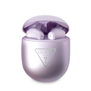 Casti In-Ear Guess Triangle Logo, Bluetooth, Violet Glossy