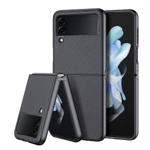 Husa de protectie telefon Dux Ducis pentru Samsung Galaxy Z Flip 4, Nylon, Negru