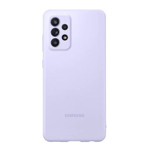 Husa telefon Samsung Silicone Cover pentru Samsung Galaxy A52/A52S, Violet