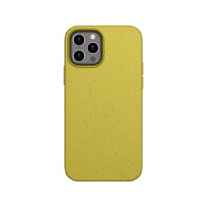 Husa de protectie telefon EnviroBest pentru iPhone 12 Mini, EP4, Material biodegradabil, Galben