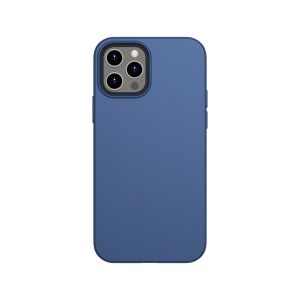Husa de protectie telefon EnviroBest iPhone 12 Pro Max, EP4, Material biodegradabil, Albastru