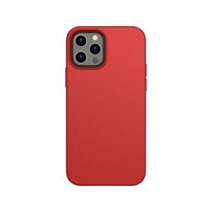 Husa de protectie telefon iPhone 12 Pro Max, EnviroBest, EP4, Material biodegradabil, Rosu