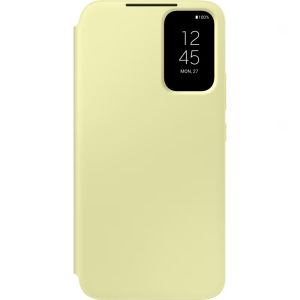 Husa de protectie telefon Samsung pentru Galaxy A34, Smart View Wallet Case, Lime