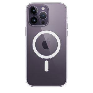 Husa de protectie telefon Apple pentru iPhone 14 Pro Max, Magsafe, Plastic, Transparent