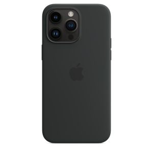 Husa de protectie telefon Apple pentru iPhone 14 Pro Max, Magsafe, Silicon, Midnight