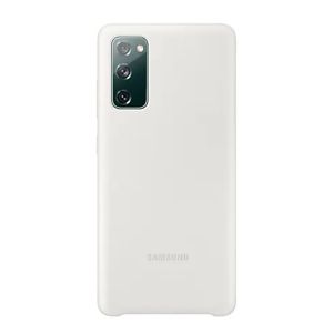 Husa telefon Samsung Silicone Cover pentru Samsung Galaxy S20 FE, EF-PG780TWEGEU, Silicon, Alb