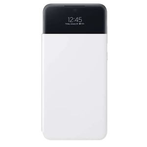 Husa telefon Samsung Smart S View Wallet Cover pentru Samsung Galaxy A33 , Alb