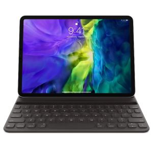 Husa de protectie telefon tableta Apple Smart Keyboard Folio pentru iPad Air 4 / Pro de 11", Layout RO, Negru