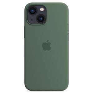 Husa telefon Apple pentru iPhone 13, MagSafe, Silicon, Eucalyptus