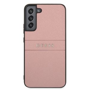 Husa telefon Guess pentru Samsung Galaxy S22+, Saffiano, Piele ecologica, Pink