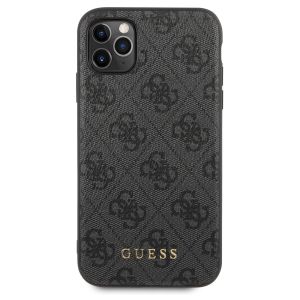 Husa telefon Karl Lagerfeld pentru iPhone 11 Pro, 4G Hard Case Metal Logo, Textil, Grey