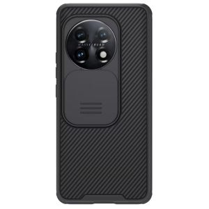 Husa telefon Nillkin, Cu protectie camera pentru OnePlus 11, TPU, Negru