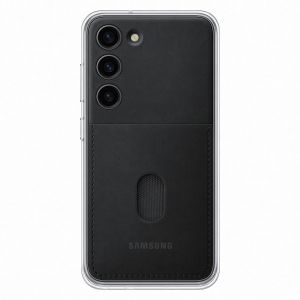 Husa telefon Samsung Galaxy S23, Frame Case, Black