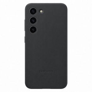 Husa telefon Samsung Galaxy S23, Piele ecologica, Black