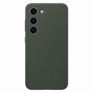 Husa telefon Samsung Galaxy S23, Piele ecologica, Green