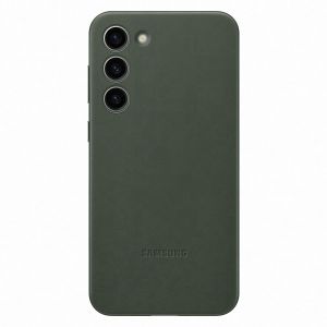 Husa telefon Samsung Galaxy S23+, Piele ecologica, Green