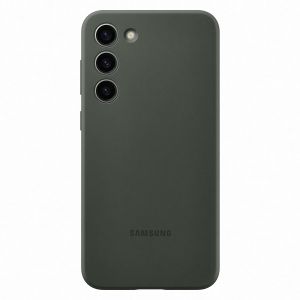 Husa telefon Samsung Galaxy S23+, Silicon, Khaki
