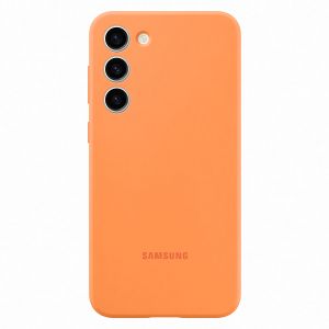 Husa telefon Samsung Galaxy S23+, Silicon, Orange