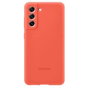 Husa telefon Samsung pentru Samsung Galaxy S21 FE, Silicon, Coral