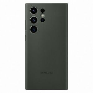 Husa telefon Samsung Silicone Case pentru Samsung Galaxy S23 Ultra, Khaki