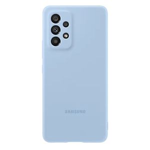 Husa telefon Samsung, Silicone Cover pentru Samsung Galaxy A53 5G, Artic Blue
