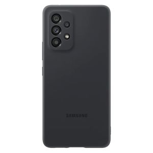 Husa telefon Samsung, Silicone Cover pentru Samsung Galaxy A53 5G, Black 
