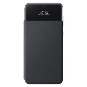 Husa telefon Samsung Smart S View Wallet Cover pentru Samsung Galaxy A33 5G, Black
