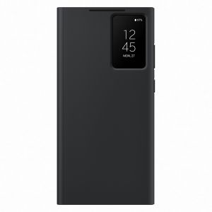 Husa telefon Samsung Smart View Wallet Case pentru Samsung Galaxy S23 Ultra, Black