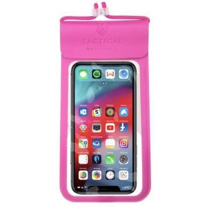 Husa de protectie telefon waterproof Tactical Splash, L/XL, Pink Panther, Transparent