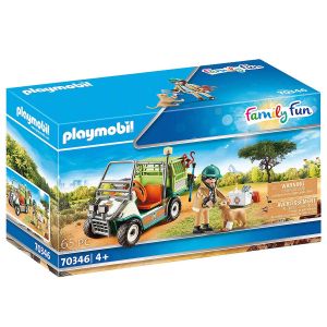 Jucarie Playmobil Family Fun, Veterinar cu cart medical 70346