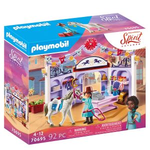 Jucarie Playmobil Spirit, Magazin accesorii cai in Miradero 70695