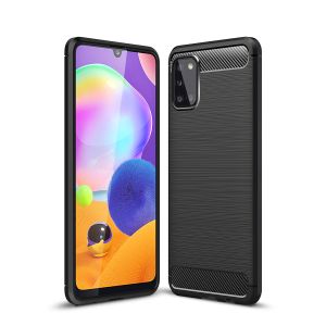 Husa telefon pentru Samsung Galaxy A31, Plastic, Negru