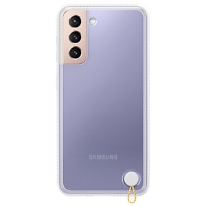 Husa de protectie telefon Samsung Clear Protective pentru Samsung Galaxy S21, EF-GG991CWEGWW, Alb