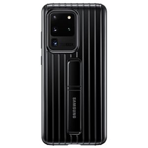 Husa de protectie telefon Samsung Protective Standing Cover pentru Samsung Galaxy S20 Ultra, EF-RG988CBEGEU, Negru