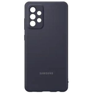 Husa de protectie telefon Samsung Silicone Cover pentru Samsung Galaxy A72, EF-PA725TBEGEU, Negru