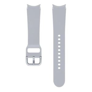 Curea pentru Samsung Galaxy Watch4 si Watch4 Classic, Sport Band, S/M, Silver